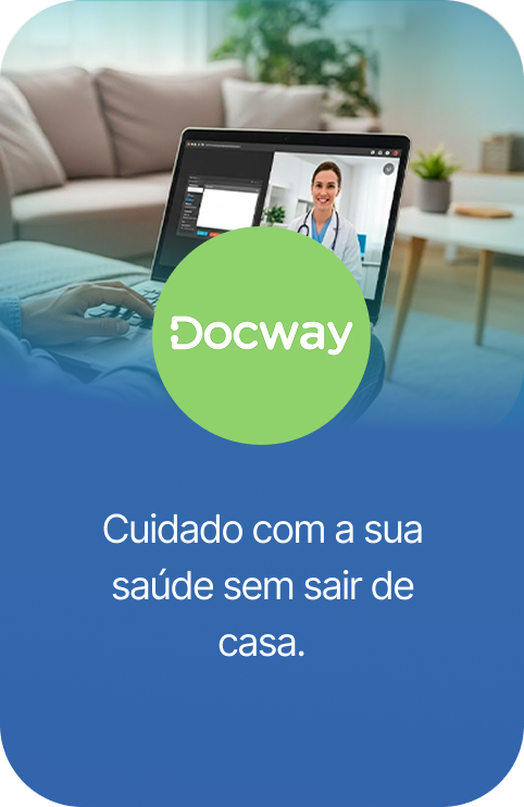 Docway — Telemedicina 24h, cuidado com a sua saúde sem sair de casa.